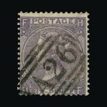 Gibraltar : (SG Z44) 1865 QV GB USED IN GIB. 6d Lilac (with Hyphen) Plate 5, neat A26 pmk. Cat (as