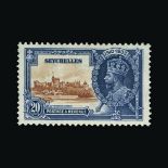Seychelles : (SG 130d) 1935 Silver Jubilee with variety 'Flagstaff on right hand turret' very fine