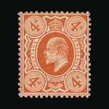 Great Britain - KEVII : (SG 239) 1902-10 DLR 4d brown-orange, fine m.m. Philatelic Expertising (