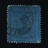 Cape of Good Hope - Mafeking : (SG 22) 1900 Baden Powell 3d deep blue/blue wide setting fine used,
