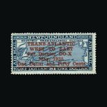 Newfoundland : (SG 221) 1932 DO-X $1.50 on $1 blue fresh m.m. Cat £250 (image available)