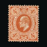 Great Britain - KEVII : (SG 239) 1902-10 DLR 4d brown-orange, fresh, fine l.m.m. Philatelic