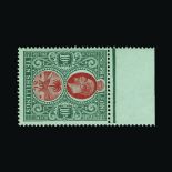 Sierra Leone : (SG 127a) 1912-21 MCA 10s carmine and blue green/green fresh mint top marginal, the