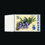 Bermuda : (SG SG305w ) 1974 Flowers 12c Jacaranda 'Watermark Inverted'. Post Office fresh