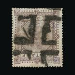 Great Britain - QV (surface printed) : (SG 136) 1867-83 Anchor £1 brown-lilac, FG, centred to