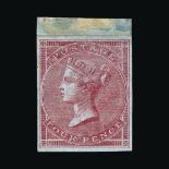 Great Britain - QV (surface printed) : (SG (62)) 1855-57 small Garter 4d, IMPERF IMPRIMATUR on