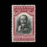 Falkland Islands : (SG 138) 1933 Centenary £1 very fine mint. Cat £2500 (image available)