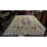 Old Persian Mahal Carpet, multi-coloured Under The Earth Designs 390cm x 274cm