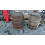 2 Large Oak Barrels, labelled “Smithwicks”