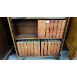20 Volume Set “Library of Famous Literature”, 1900, red leather bound with gold edging