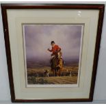 Limited Edition Colour Print by Peter Curling (signed in pencil), 286/450, “Master of the Hounds”,