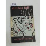 Samuel Beckett, “All That Fall”, 1957 1st Edition, decorative cover.