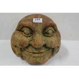 Old Terracotta “Eyes Right” Humpty, 8” high