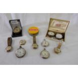 Group of Victorian etc pocket watches and wrist watches (10 approx)