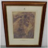 After Raphael, Lithograph Study of a Horses Head, pub’d Oxford University 18” x 14”