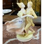 Dux Figure of a Waltzing Group, 12”