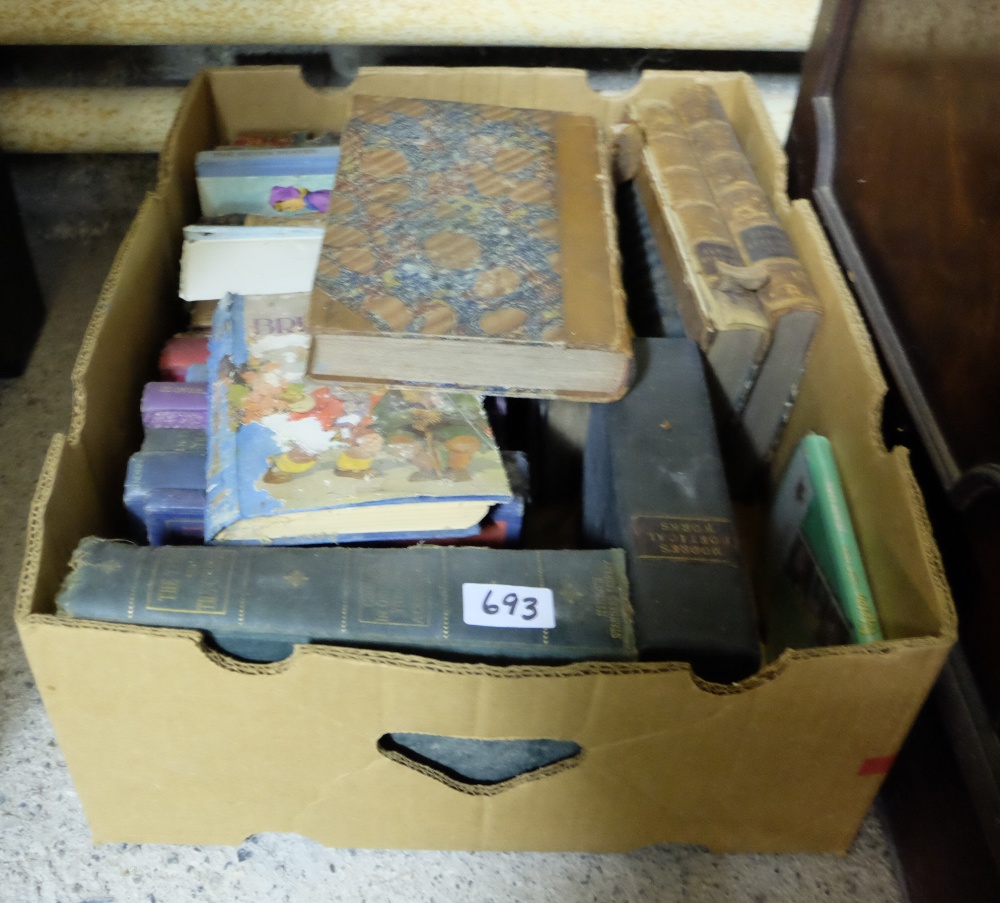 3 Shelves of Books and 2 boxes of books – old novels etc - Image 2 of 2