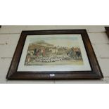 Set of 4 Hunting Lithographs, Moore’s Tally Ho! “The Marquis of Waterford and Members of the