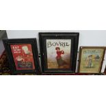 3 Advertising Prints - Cadburys Chocolate, Bovril, Rothwells Chocolate (3)