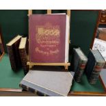 4 Vols Burns Poetry Books (with leather spines) & early 20thC souvenir album of German and English