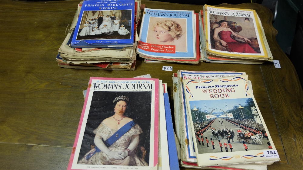 3 bundles of Womens Journal Magazines & bundle of Royal Commemorative Books etc