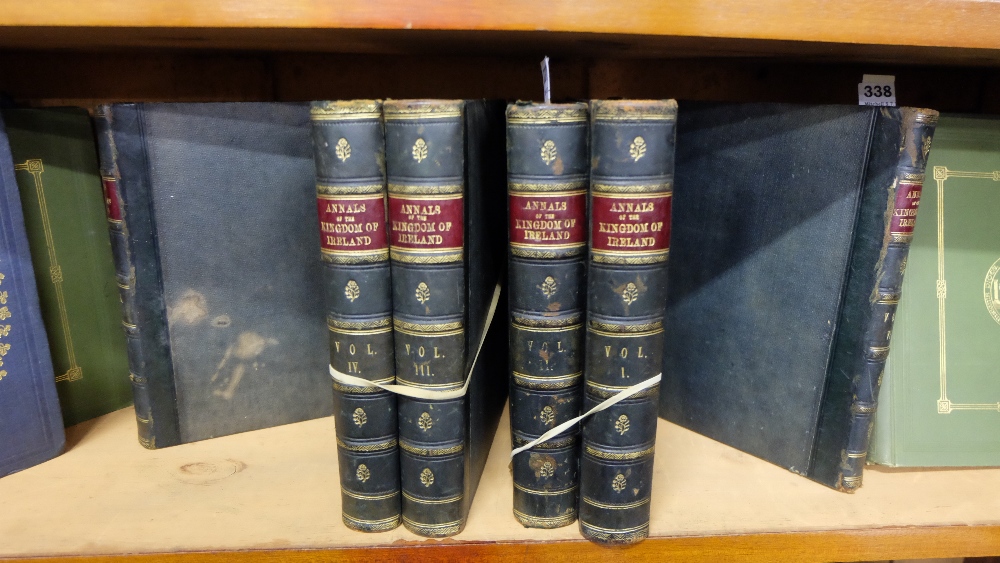 John O’Donovan, Annals of the Kingdom of Ireland, 1856 2nd Edition 6 volumes. Original fine half - Image 2 of 3