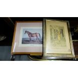 Group childrens interest books, 3 American Horse Prints & “Pied Piper” Print