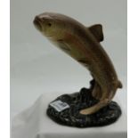 Beswick table ornament - figure of trout, 7"h