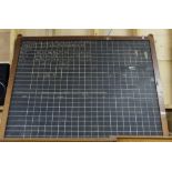 Large Pine Framed Black Board, 48”wide