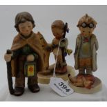3 Hummell/Goebel Figures – “The Doctor”, “Girl with Play Horse” (1960’s) & “The Lantern Bearer” (3)
