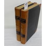Two Vols (Vol 2 & 3) of “Dr Lelands History of Ireland” MCDDLXXIII leather half calf bound