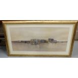 Large Abstract Print, after Patrick Collins, city scape