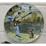 Lustre Circular Wall Plaque “The Kings Jester”, 12” dia