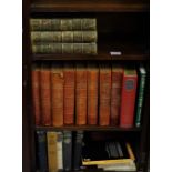 Group of old books – 3 Vols “The Irish Nation” 1875, 8 Harmsworth encyclopaedias, novels etc