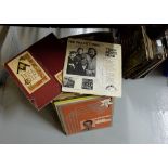 Box of L.P. Records – Irish Traditional, Classical etc (incl 2 sleeves signed by the Wolfe Tones)