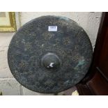 Bronze Gong, possibly Persian, 17.5” dia