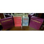 4 x case sets of “Living Shakespeare”, folios and accompanying LPs by ODHMAS Books London and 4