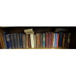 Shelf of Books, mainly novels, incl. the Complete Works of Shakespear