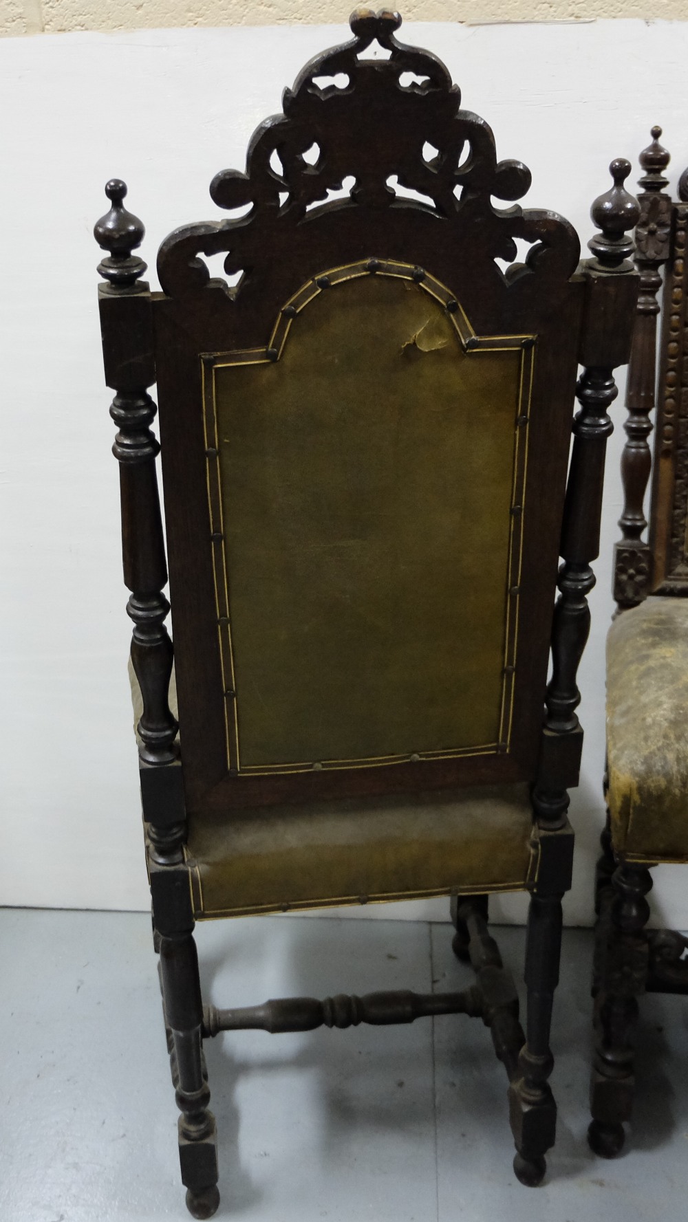 Victorian Bamboo Framed and Chinese Lacquered Covered Fire Screen with a folding shelf, 19”w x 40”h - Image 2 of 2