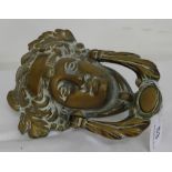 Bronze Door Knocker “Anna Livia”, 7”h