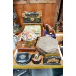 Good collection of boxes & other items, approx 13cm x 17cm x 20cm and smaller