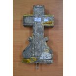 Antique French marble cross