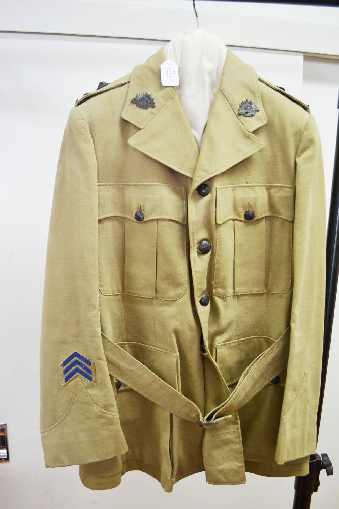 Australian military WWII / WW2 era officer’s uniform consisting of; i) tunic complete with