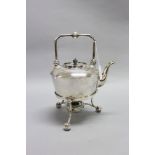 Dresser influenced silver plated Kettle marked Martin Hall & Co. Approx 30cm H