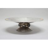 Art Deco Christofle silver plated centre piece, approx 35cm dia