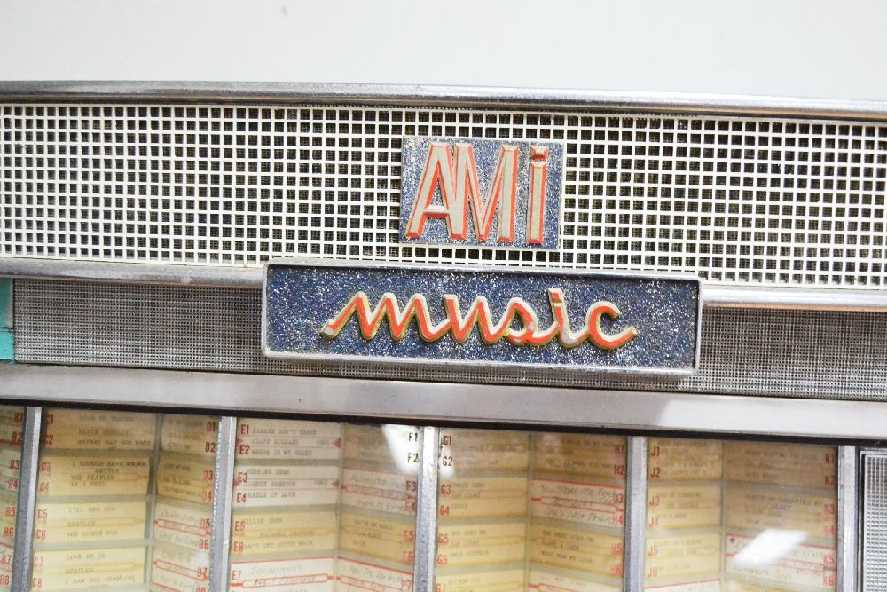 Jukebox, AMI 200 with multi-horn high fidelity in aqua coloured case - Bild 2 aus 6