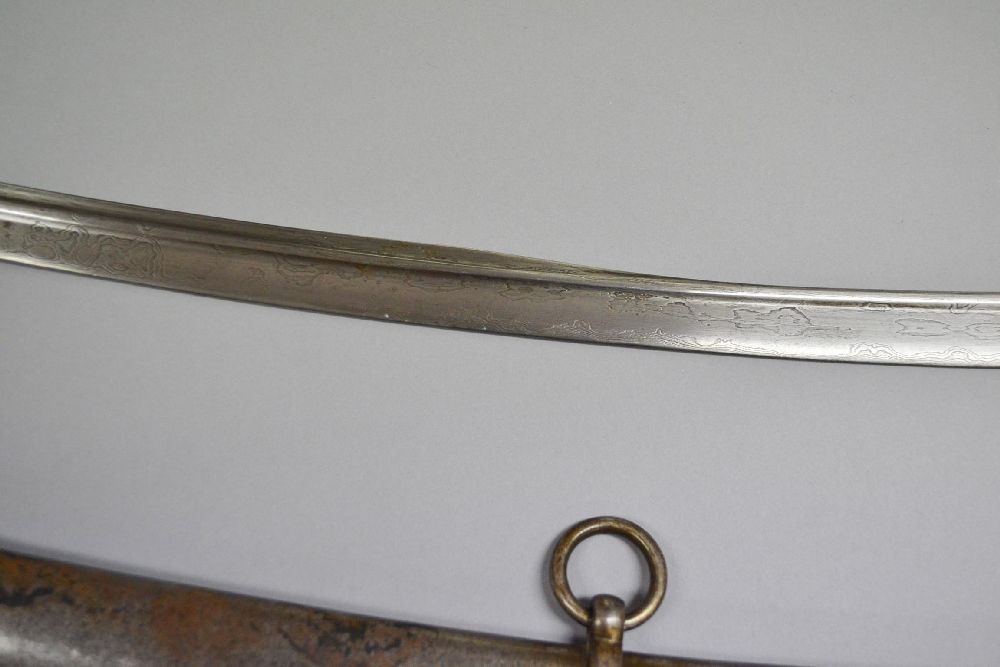 A choice antique Imperial German cavalry officers sword with scabbard by I.M. Esser of Cologne. ( - Bild 7 aus 9