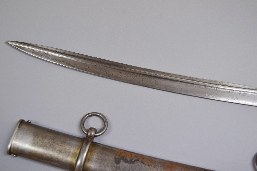 A choice antique Imperial German cavalry officers sword with scabbard by I.M. Esser of Cologne. ( - Bild 8 aus 9
