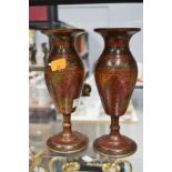 Pair of Middle Eastern vases, each approx 20cm H (2)