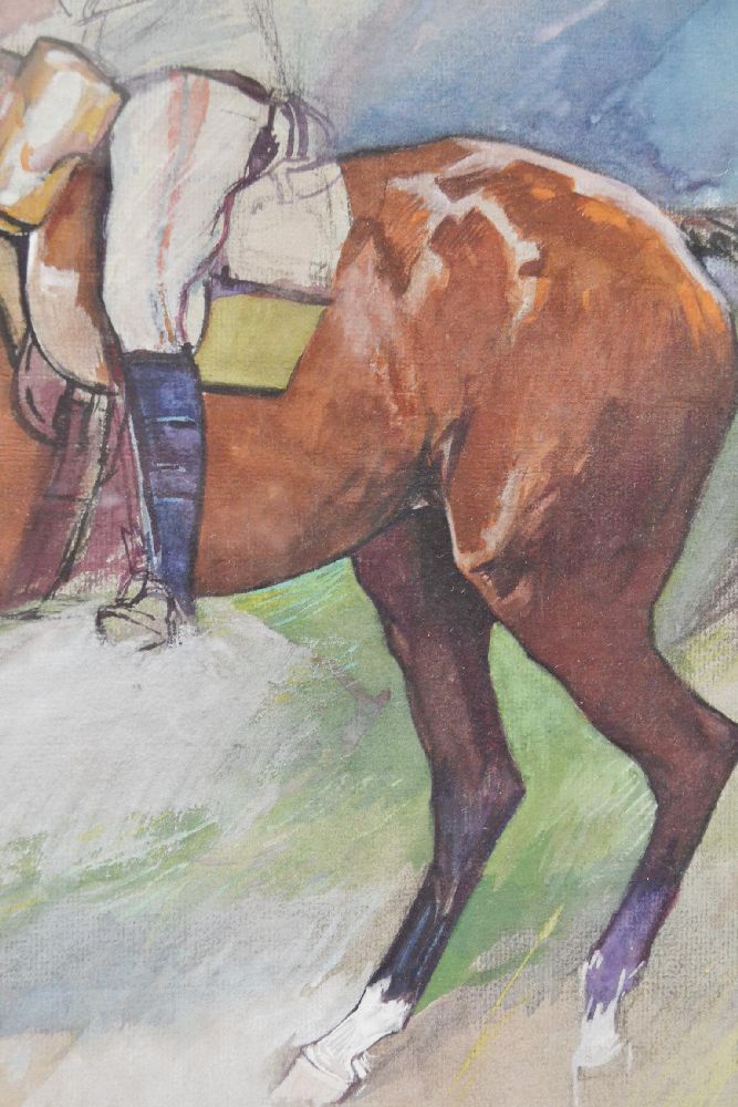 Mahony, Frank Prout (1862 - 1916) An important framed watercolour & pastel of a mounted trooper of - Bild 6 aus 6